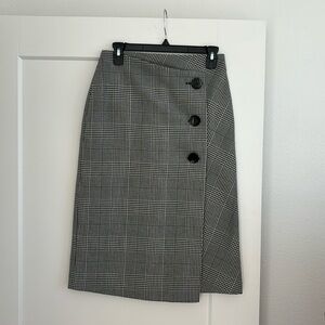 Gingham Midi Skirt